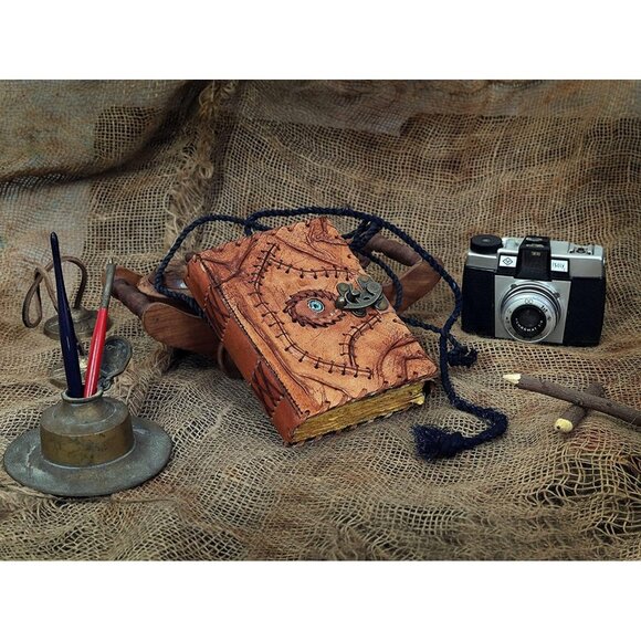 Hocus Pocus Brown Book of Spell Hocus Pocus book Prop Gifts Halloween Decoration - Picture 3 of 4